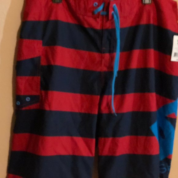 D&G Men's Re/Blue Swim Trunks Shorts  Size 38(new) - Picture 6 of 8